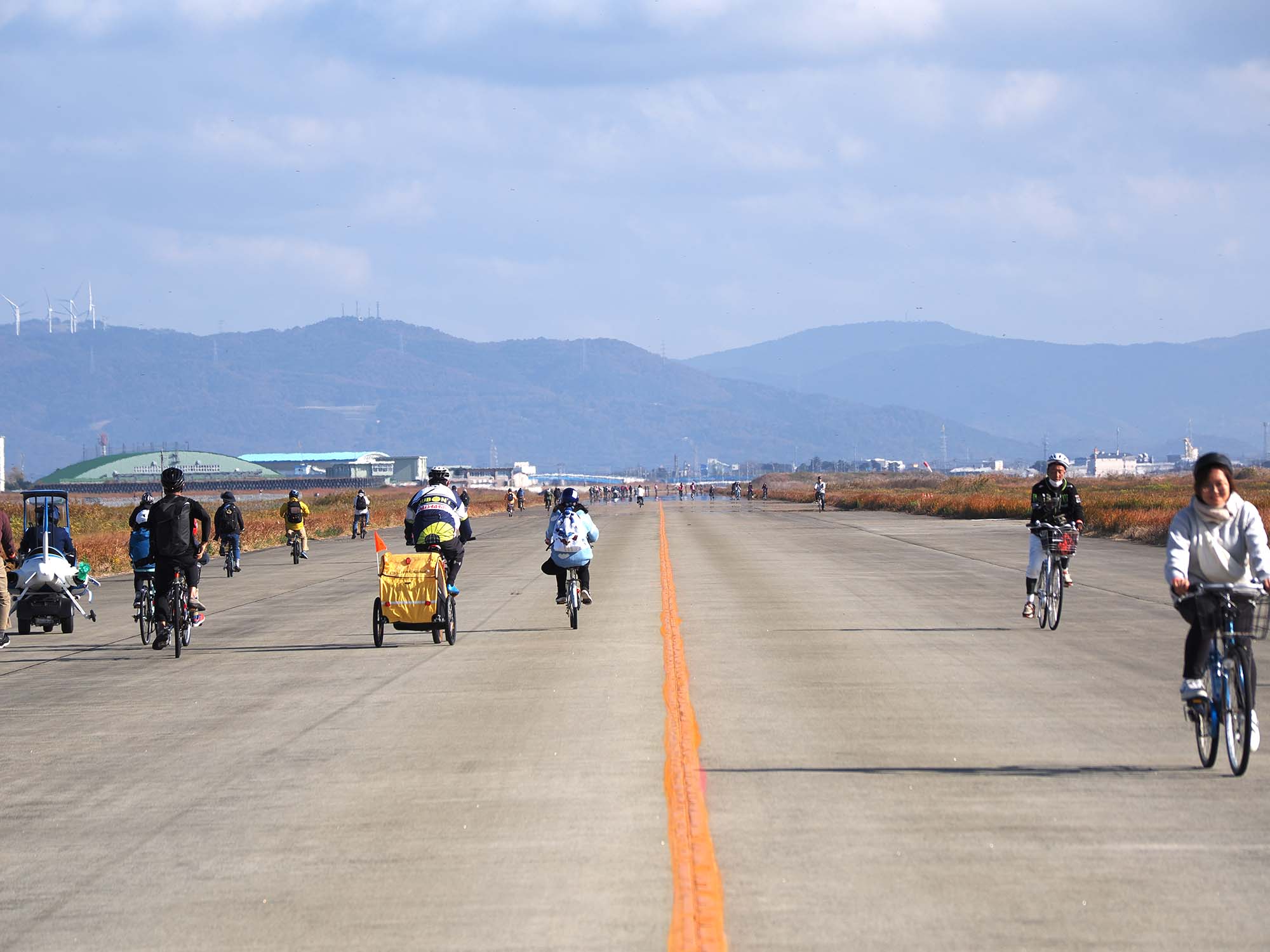 メイン誘導路の光景